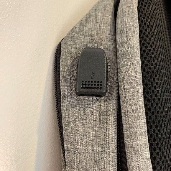 Matein NWOT Backpack Unisex grey padded straps - Picture 6 of 7